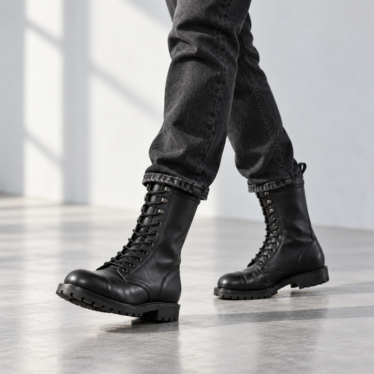 516 High Aviator Boots - Sort