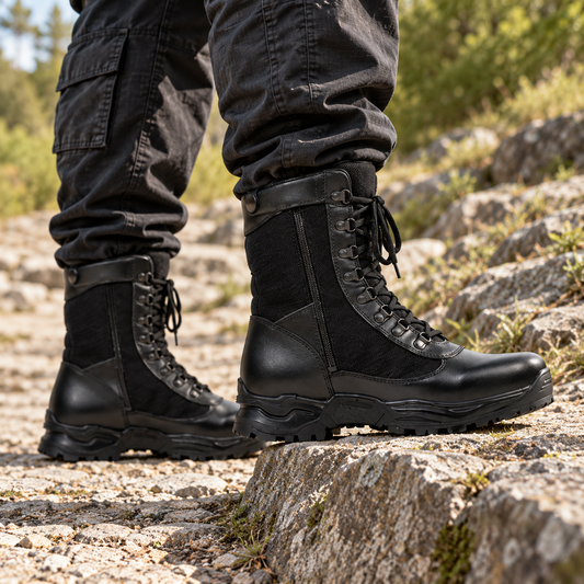 590 Desert Boots med lynlås - Sort
