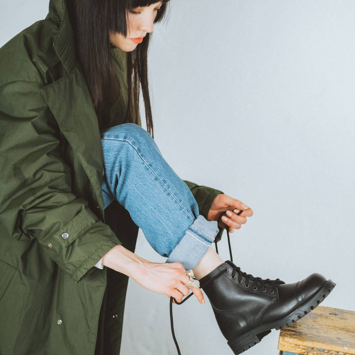 517 aka Aviator Boots - Black