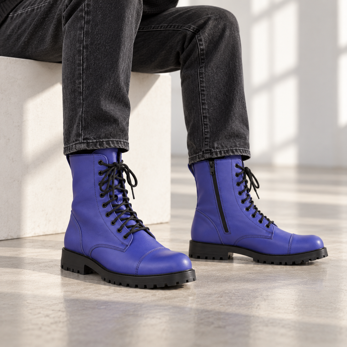 511 Blue Violet med lynlås